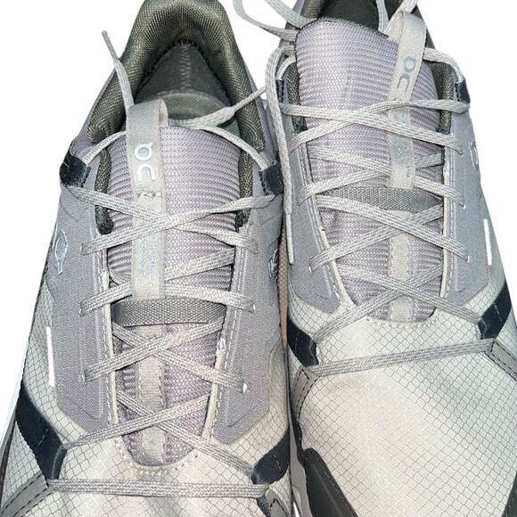 On Cloud Horizon Men’s Mission Grip Waterproof Hiking Shoes in Gray Sz-11.5 main image 4